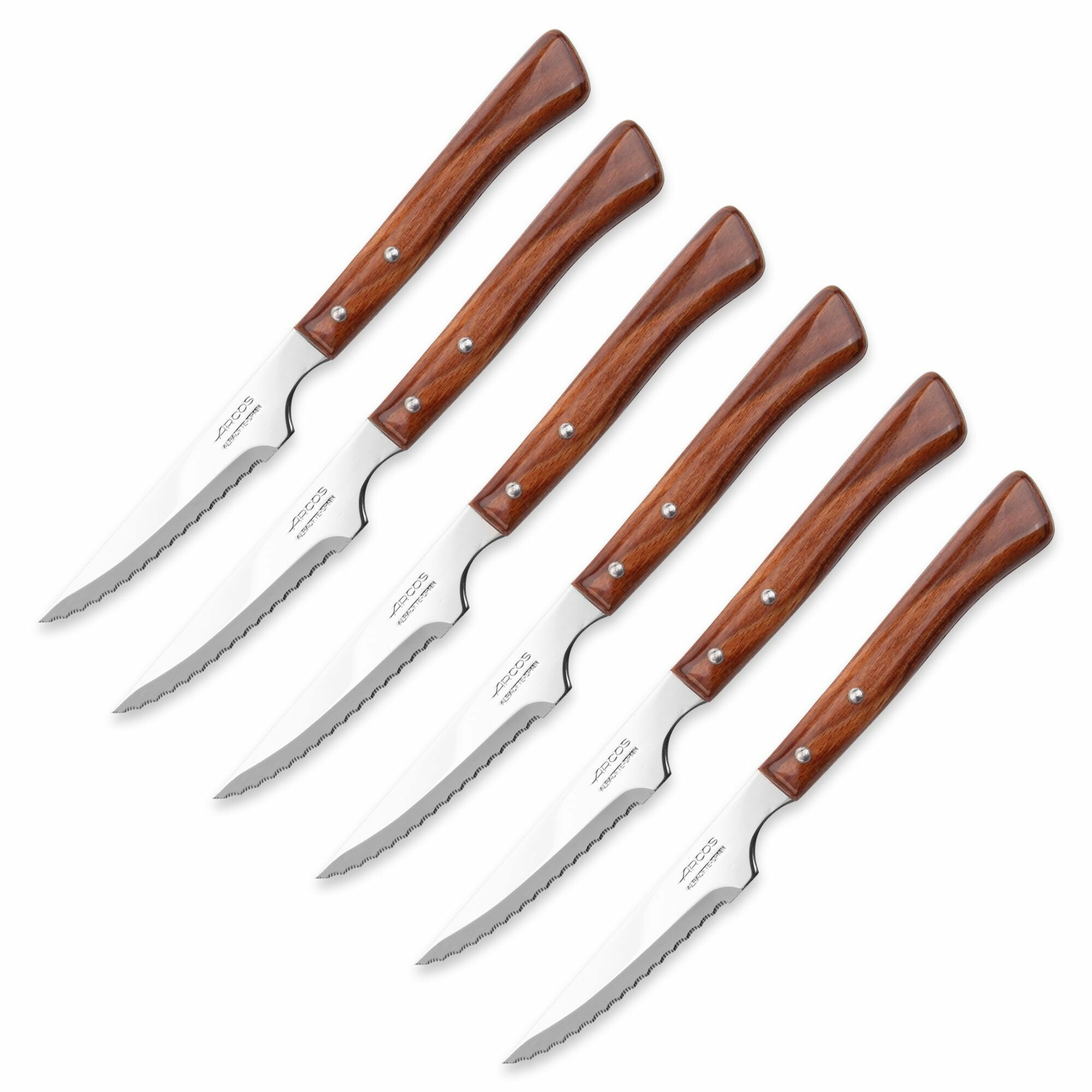 Набор столовых ножей для стейка 6 шт ARCOS Steak Knives арт.377600