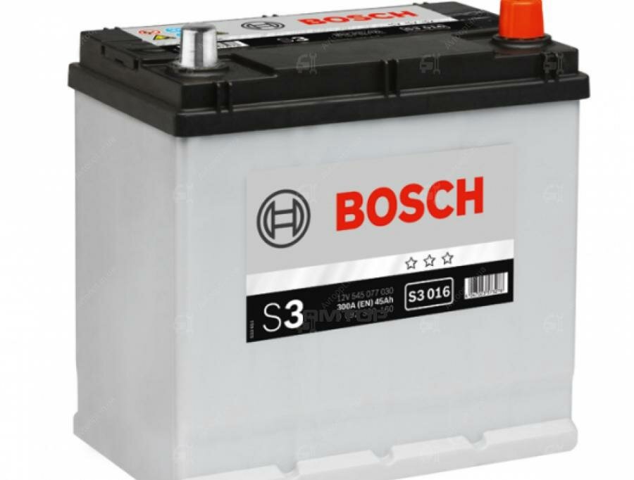 Аккумулятор Bosch 45Ah/300 обратная 220х135х225 - фото №7
