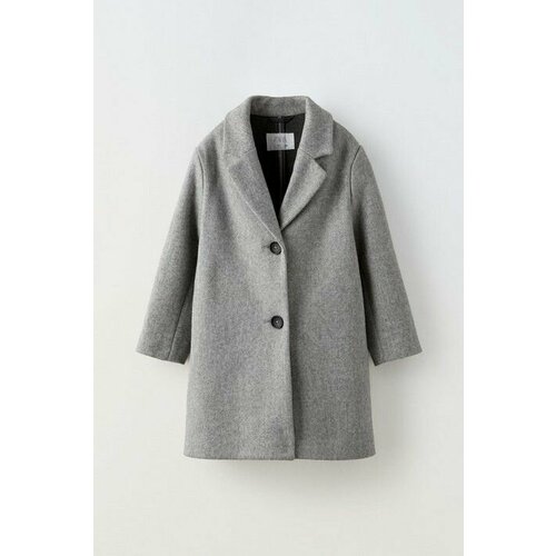 Пальто Zara, размер 13-14 years (164 cm), серый