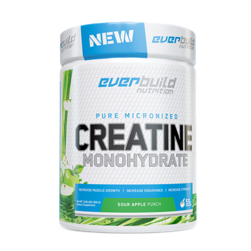 Everbuild Nutrition, CREATINE MONOHYDRATE™, 300г (55 порций) sour apple punch