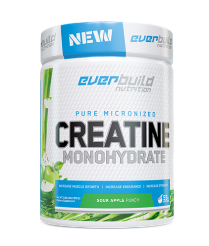 Everbuild Nutrition, CREATINE MONOHYDRATE™, 300г (55 порций) sour apple punch