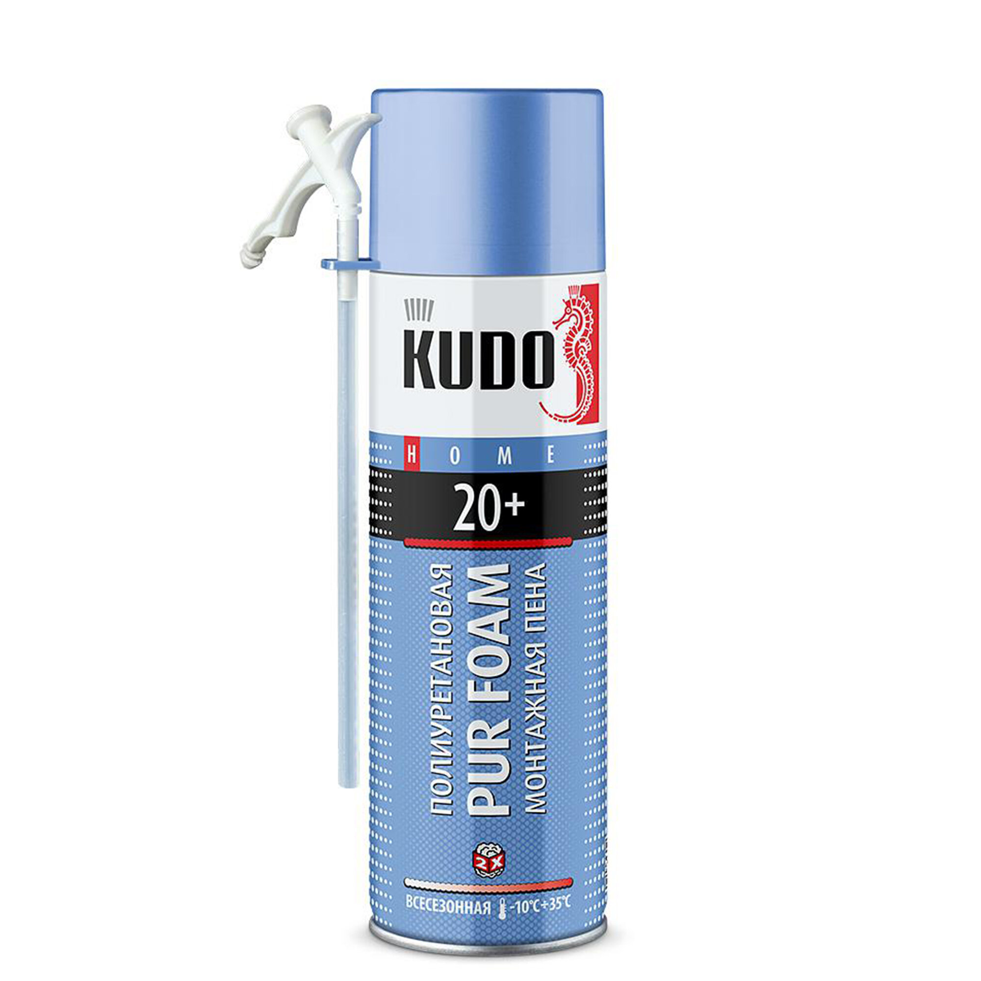 Пена монтажная бытовая всесезонная KUDO HOME 20+ арт. KUPH06U20+