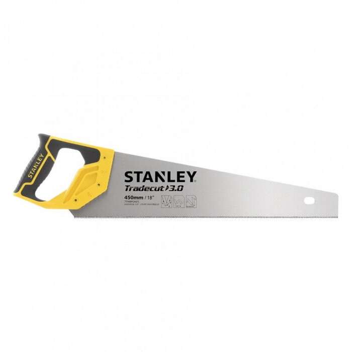 Ножовка по дереву STANLEY TRADECUT 460 мм 7 TPI STHT20354-1