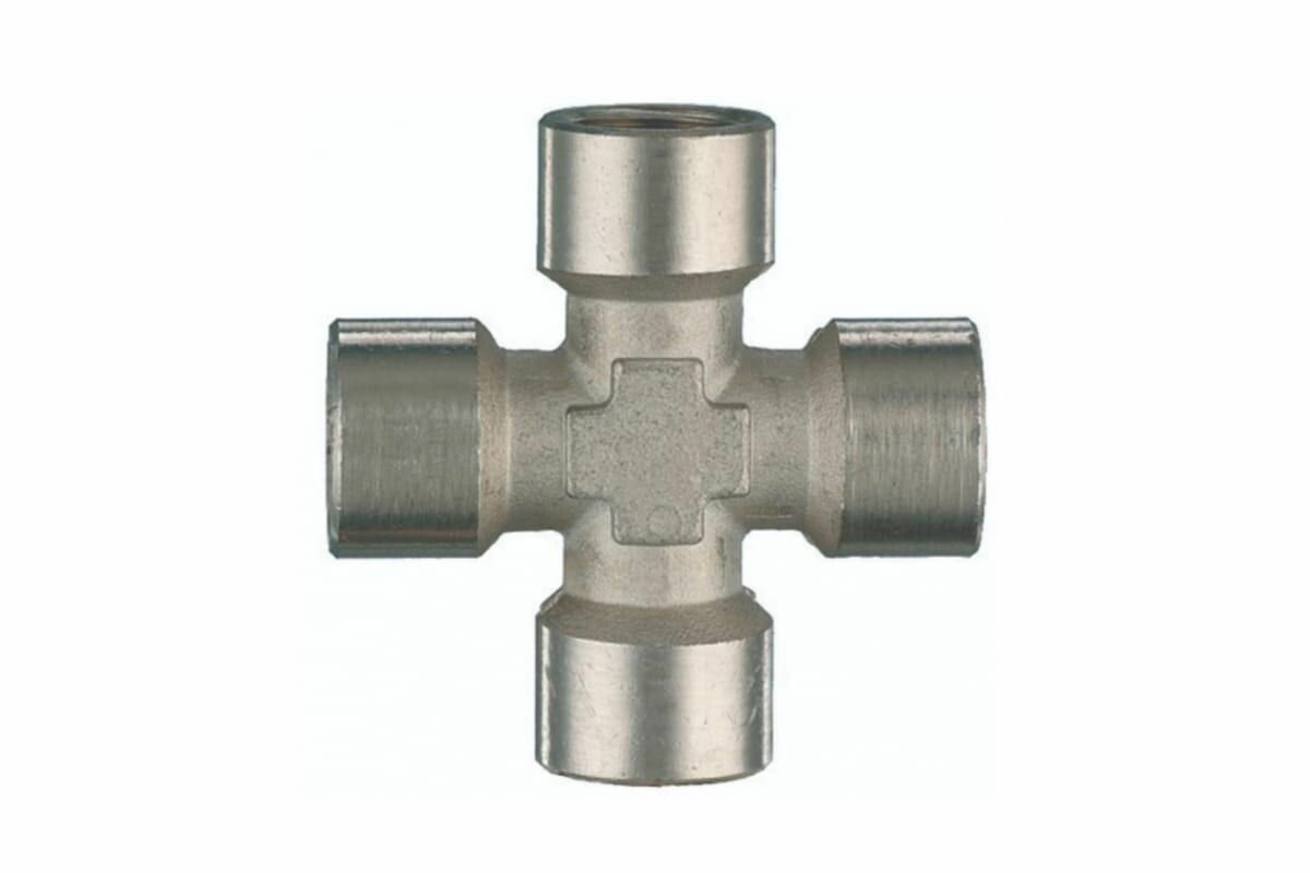 Крестовина 1/4"FFFF Elitech 0704.028100