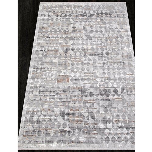 Ковер россия Ковер турецкий на пол в гостиную в спальню 200х400 см бежевый современный ворс 8 мм 291591