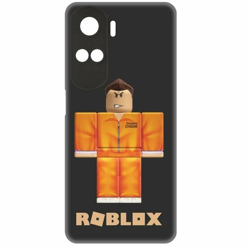 Чехол-накладка Krutoff Soft Case Roblox-Заключенный для Honor X50i черный чехол накладка krutoff soft case roblox заключенный для honor 90 lite черный