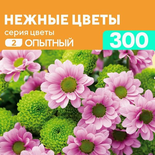 Деревянный пазл Нежные цветы 500 деталей Опытный