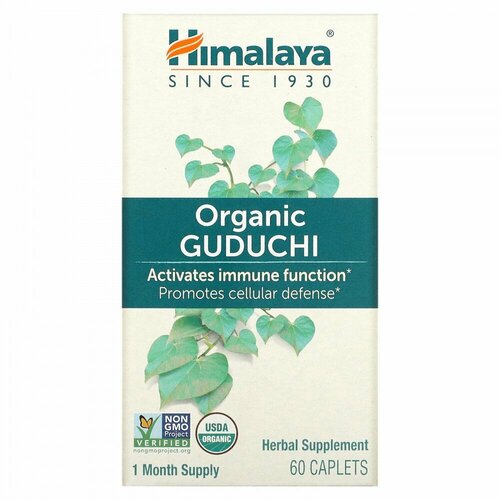 Himalaya, Organic Guduchi, 60 Caplets