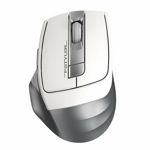 Мышь беспроводная A4Tech Fstyler FG35 серебристыйбелый оптическая 2000dpi USB 371000₽