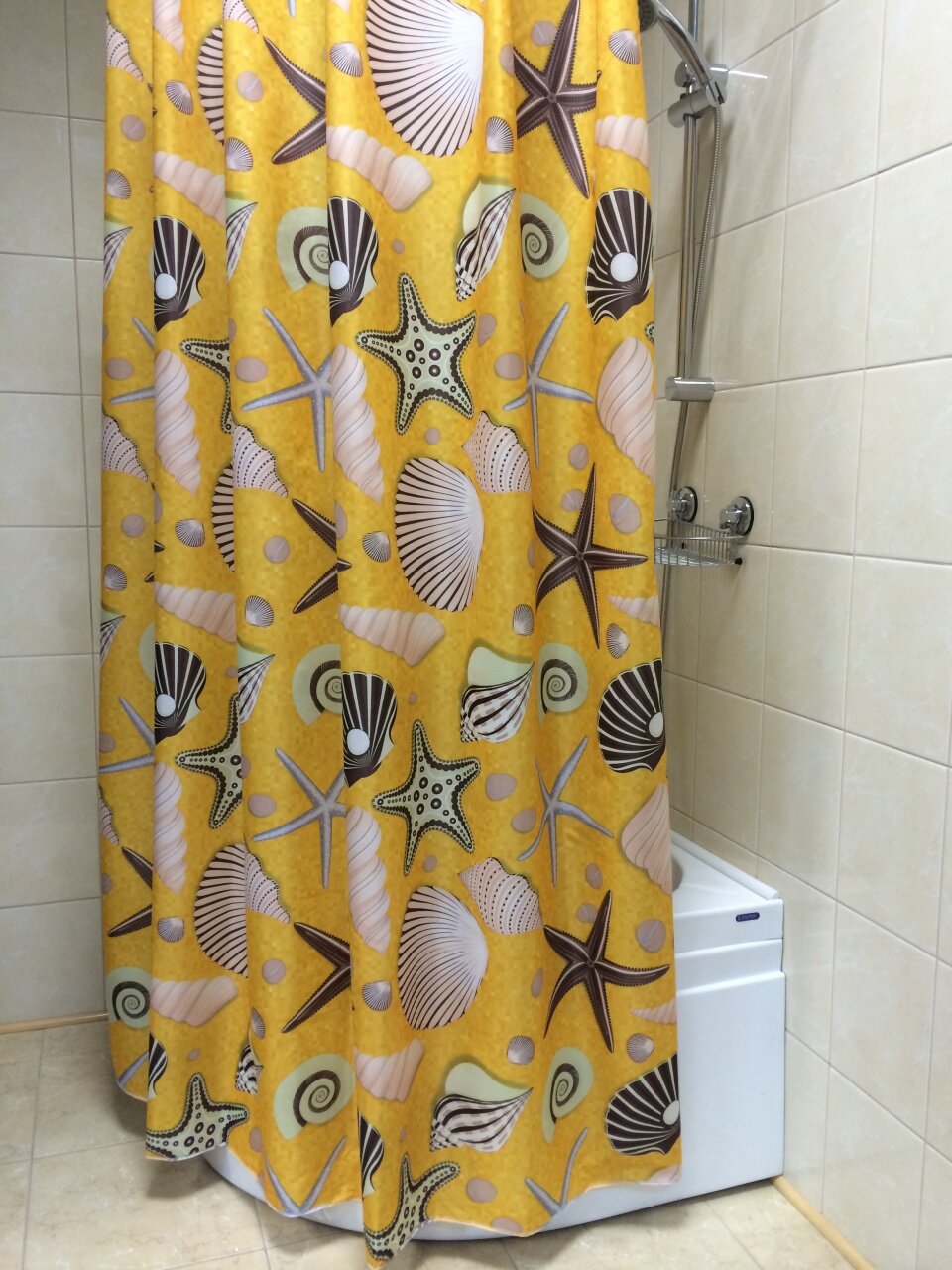 Штора для ванной ZALEL 1205В 180*200 (Ancient Okean)