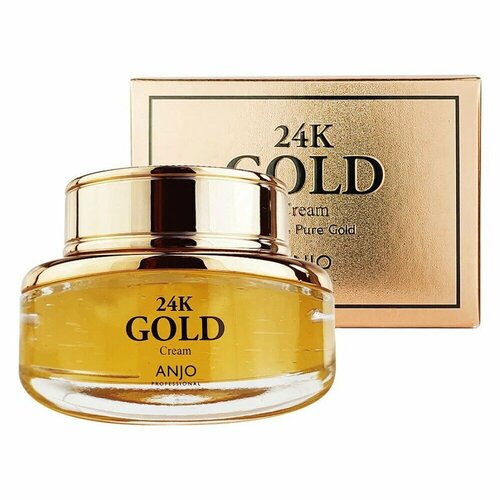 Крем для лица омолаживающий Anjo Professional 24K Gold 99,9% Cream с биозолотом 50 мл
