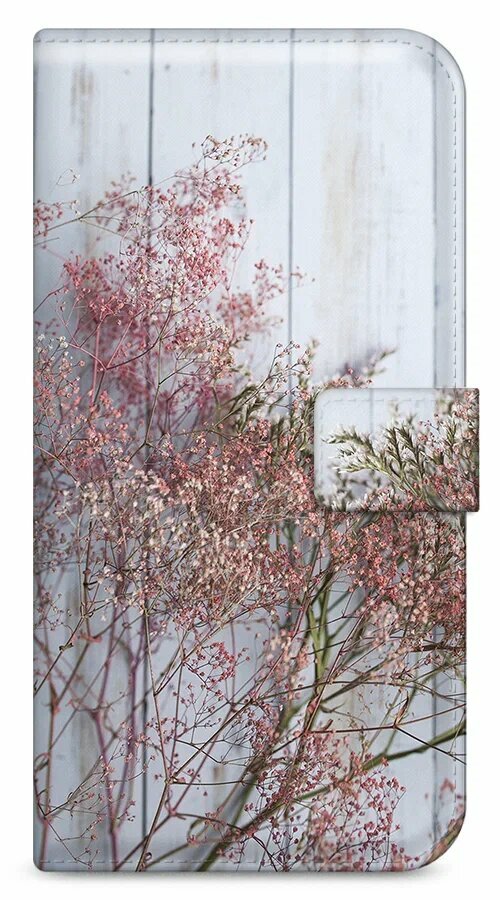 Чехол-книжка "Цветочный фон 35 book" на Samsung Galaxy J8 / Самсунг Галакси Джей 8