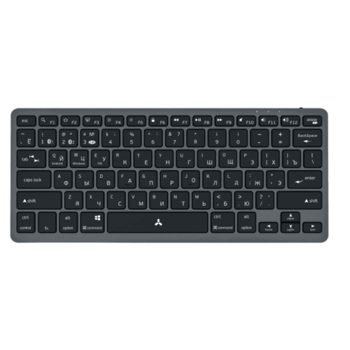 Клавиатура беспроводная Accesstyle K204-ORBBA Dark Gray беспроводная зарядная панель accesstyle bermuda 15w