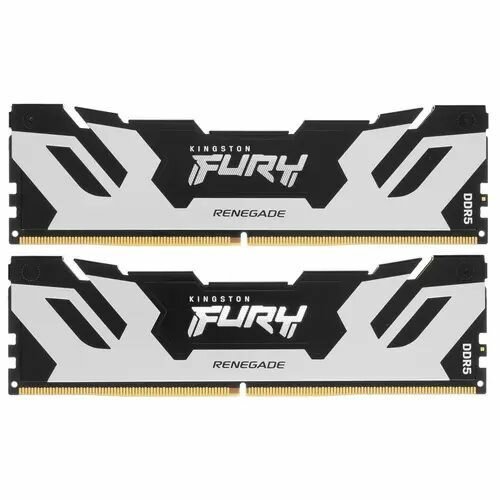 Модуль памяти Kingston 64GB DDR5 6000MHz DIMM FURY Renegade Silver KF560C32RSK2-64 (2х32gb), CL32