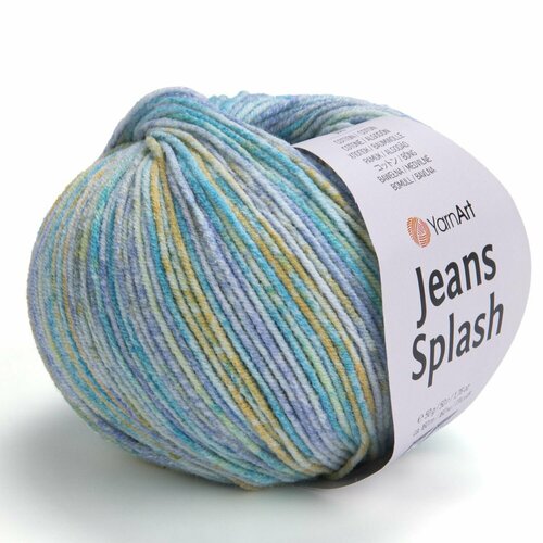 Пряжа Jeans Splash, YarnArt, гол/бир - 959, 55% хлопок, 45% акрил, 5 мотков, 50 г, 160 м.