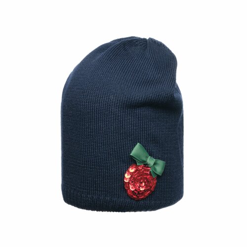 фото Шапка бини андерсен, размер 54-56, синий