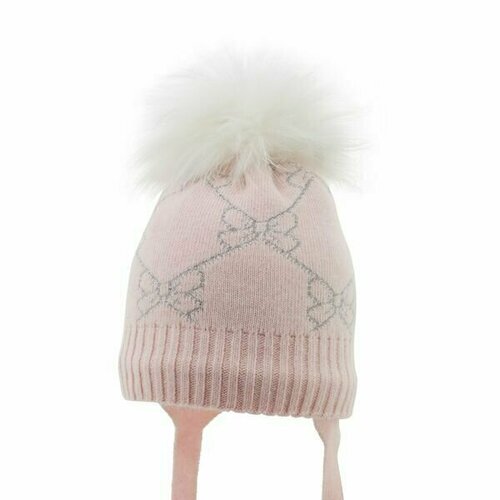 фото Шапка бини андерсен, размер 46-48, розовый