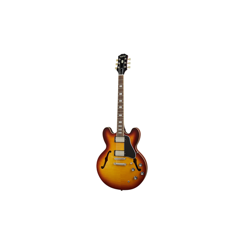 EPIPHONE ES-335 Figured Raspberry Tea Burst полуакустическая гитара, цвет - санберст