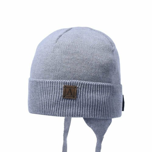 фото Шапка бини андерсен, размер 46-48, серый