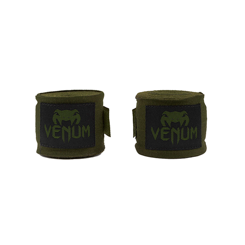 Бинты боксерские Venum Kontact 2,5m Khaki/Black (One Size) бандаж голеностопный venum kontact blue пара