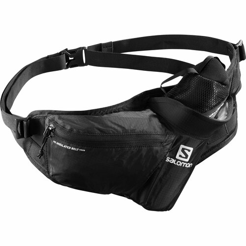 Сумка  поясная Salomon RS INSULATED BELT LC1173100, фактура гладкая, черный