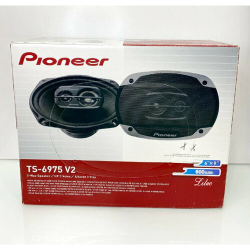 Овальные динамики колонки Pioneer TS-6975 V2 1624 см6x9 коаксиальные трехполосные 540000₽