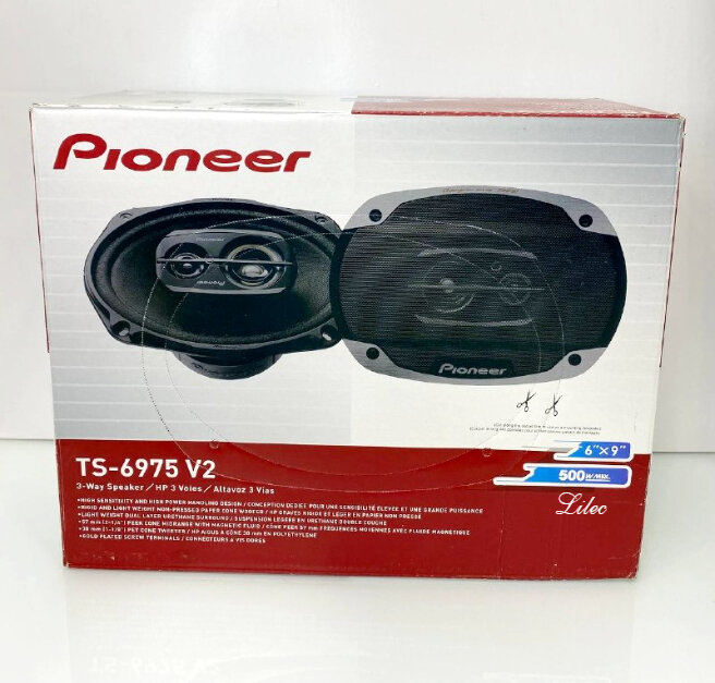 Овальные динамики (колонки) Pioneer TS-6975 V2 16*24 см(6x9") коаксиальные трехполосные