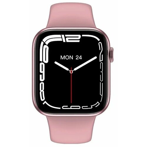 Смарт часы X7 PRO PREMIUM Series Smart Watch iPS Display, iOS, Android, Bluetooth звонки, Уведомления, Розовые