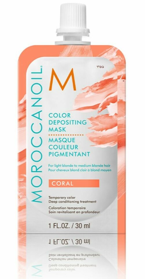 Moroccanoil Color Depositing Mask Coral - Тонирующая маска для волос Коралл 30 мл
