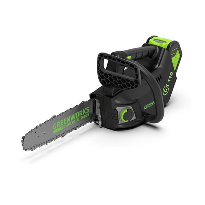 Аккумуляторная пила Greenworks GD40TCS шаг цепи 1/4" 0 40 В зеленый