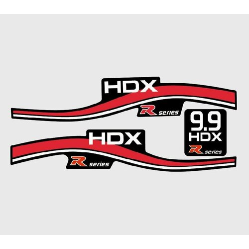 фото Наклейка лодочного мотора hdx 9.9 r series нет бренда