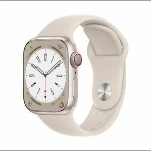 Ремешок силиконовый Sport Band для Apple Watch 42/44/45 mm. Бежевый