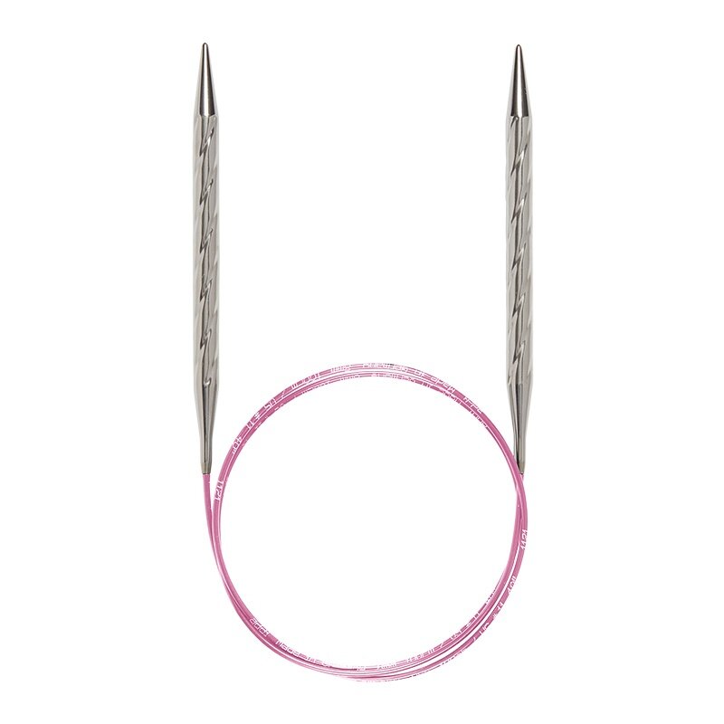 Спицы для вязания ADDI металлические, круговые, супергладкие addiUnicorn №4,5 60 см (ADDI.115-7/4.5-60)
