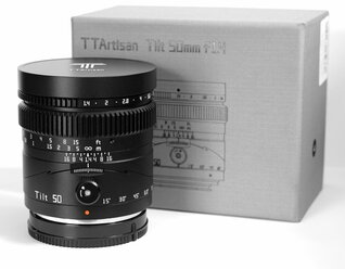 TTartisan 50mm F1.4 Tilt Full Frame для Sony E