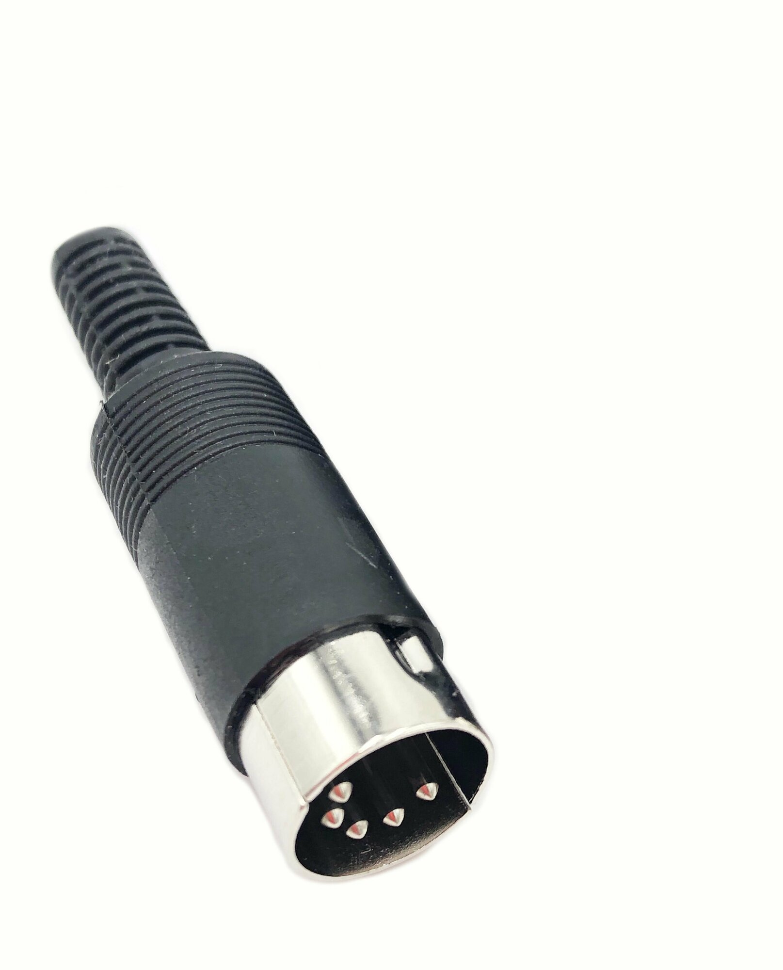 Разъем DIN 5 pin штекер пластик на кабель под пайку ( 1 штука)