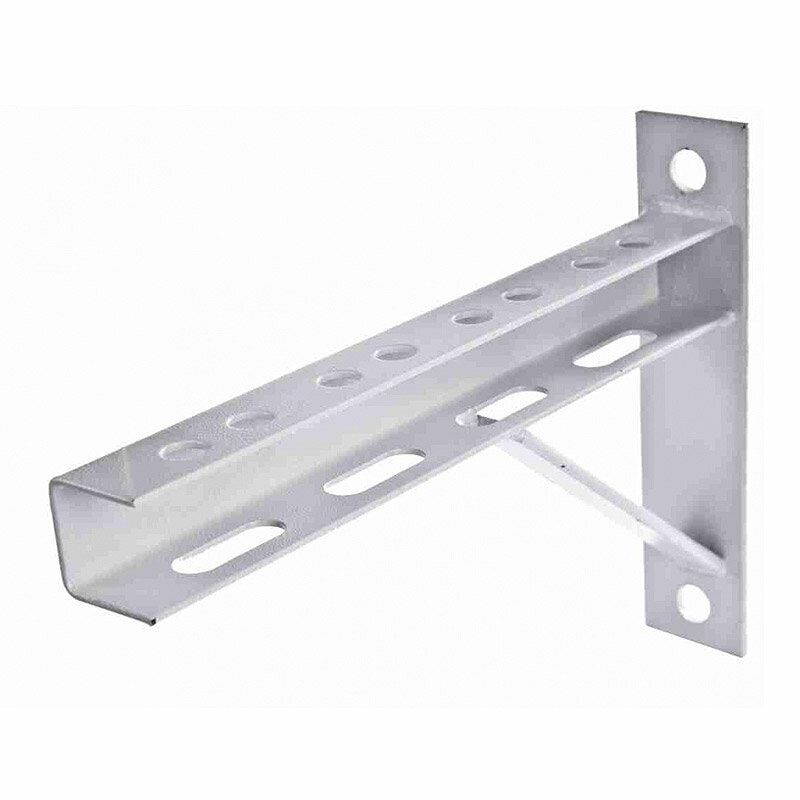 фото Консольный кронштейн с опорой L=600мм, RAL 7035, левый