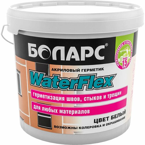 Клей-герметик Боларс Waterflex 3 кг клей боларс kaminfix 9 кг