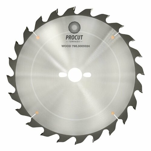 Пильный диск 300x30x3,2/2,2 Z=24 ATB продольный рез по древесине PROCUT 798.3003024