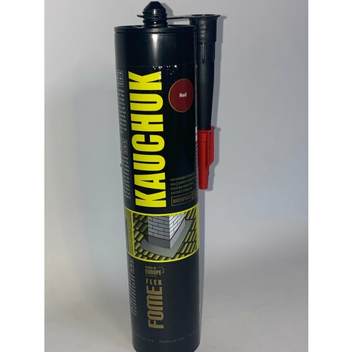 Герметик каучуковый FOME FLEX Kauchuk, красный, 300мл 01-4-2-013