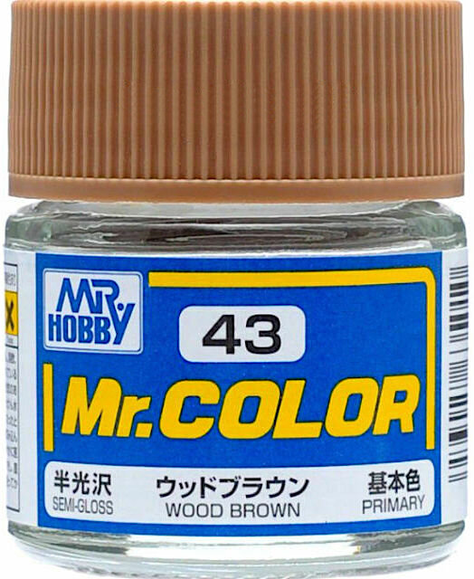 Mr.Color Краска эмалевая цвет Древесно-коричневый полуматовый, 10мл