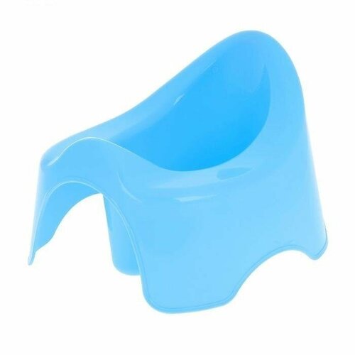 Горшок детский голубой Гномик, пластиковый стол пластиковый детский 51х51х47 см голубой