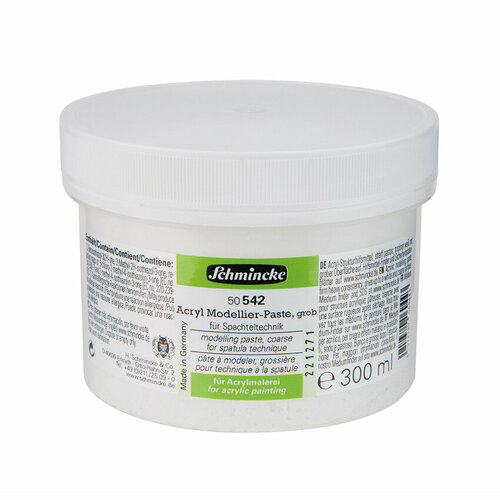 Паста акриловая Schmincke моделирующая абразивная № 542, банка 250 мл