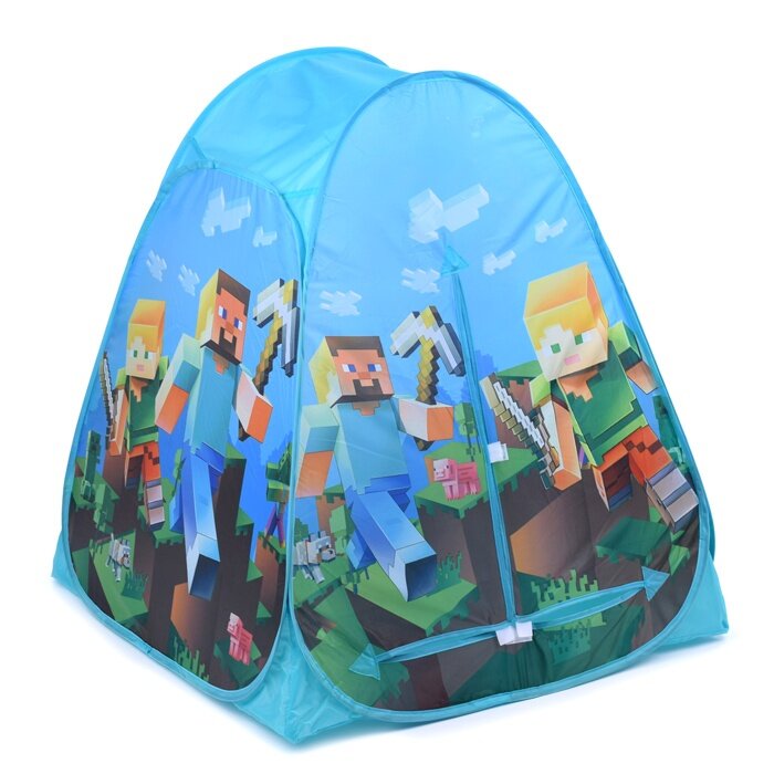 Игровая палатка Играем вместе "Майнкрафт", 81х90х81 см, в сумке (GFA-MNCT01-R)