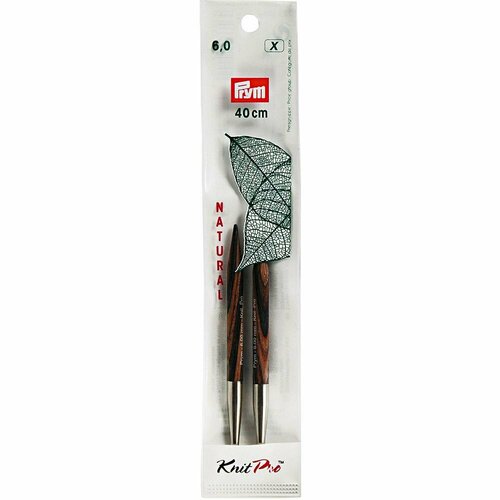 спицы prym 223145 чулочные natural береза d 4 5 мм 20 см 53410436642 Спицы PRYM 223356 съемные короткие Natural береза d 6.0 мм 8.7 см 2 шт