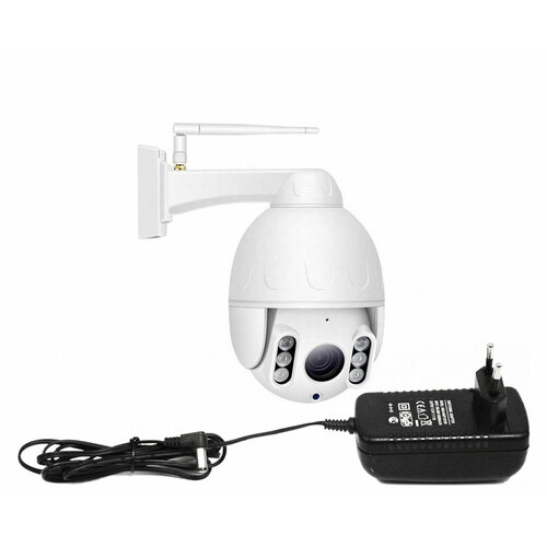 Уличная поворотная Wi-Fi IP-камера Линк SD07W-Белая-8G Z8451EU с записью на карту с 5х кратным zoom двухсторонняя аудиосвязь 1041300₽