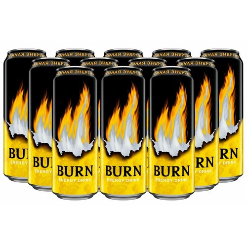 Энергетический напиток Burn 0,5 л Тёмная энергия (12 шт)
