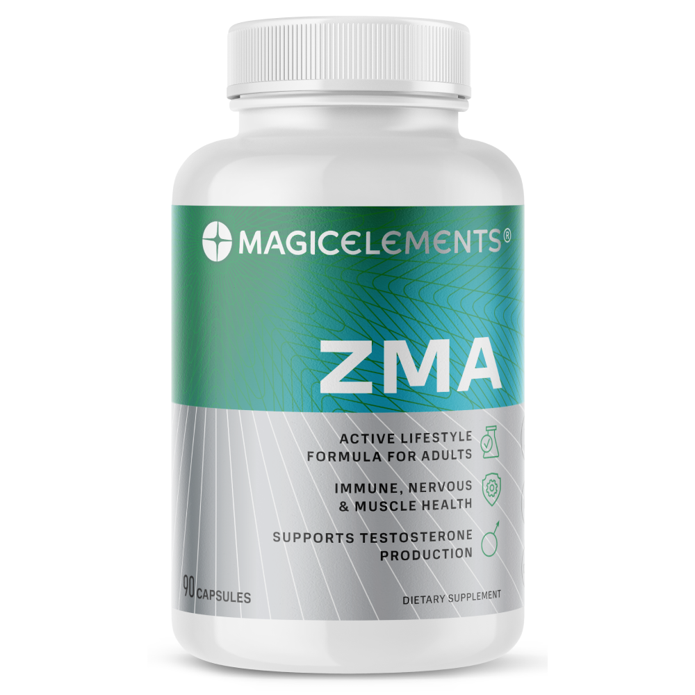 Повышение тестостерона либидо и гормона роста Magic Elements ZMA 90 капсул