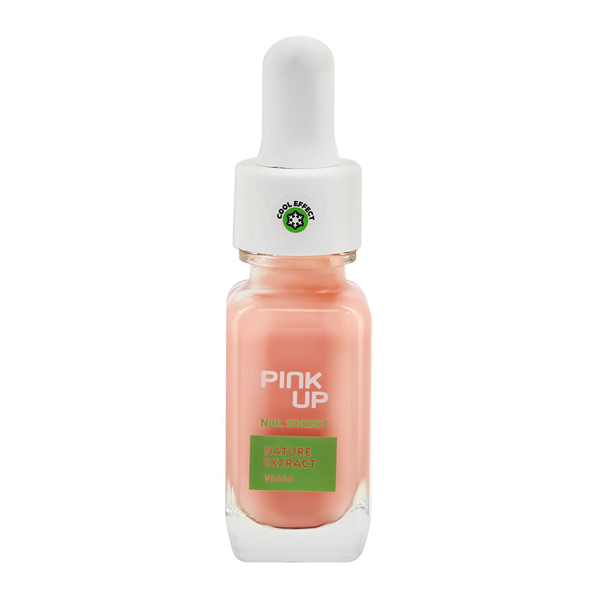 Средство по уходу за ногтями и кутикулой PINK UP NAIL SORBET на водной основе с экстрактом малины 11 мл