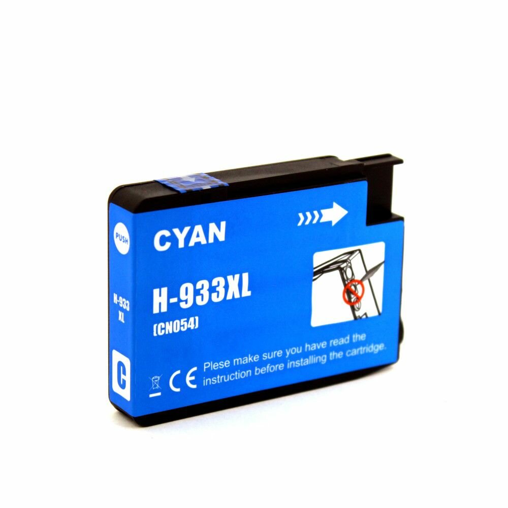 Струйный картридж NV Print 933XL (CN054AE) Cyan для HP Officejet 6100, 6600, 6700, 7110, 7510, 7610, 7612