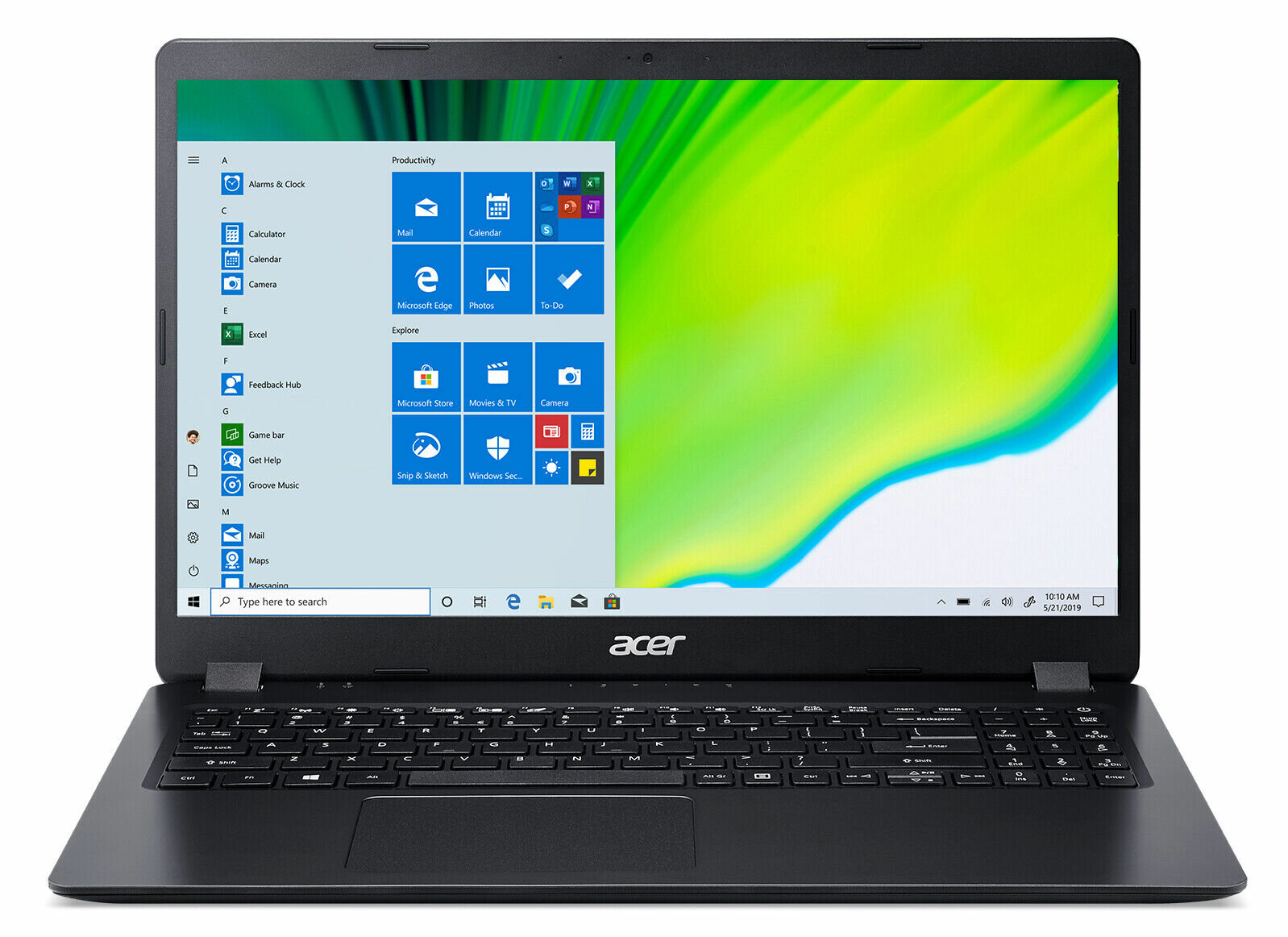 Ноутбук Acer Aspire 3 N19C1 (A315-)15" IPS 1920х1080/Intel Core i3-1005G1 /8GB/256SSD/Win10